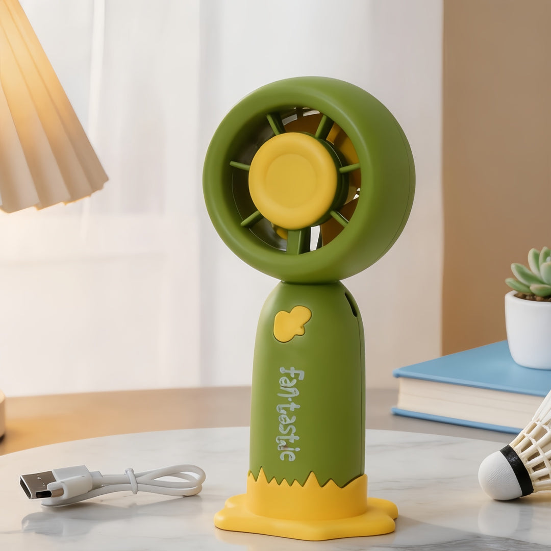 Dame Bærbar Mini-Vifte med USB-ladestasjon Skanto