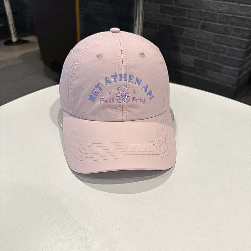 Kvinne Lekende Brodert Caps Skanto
