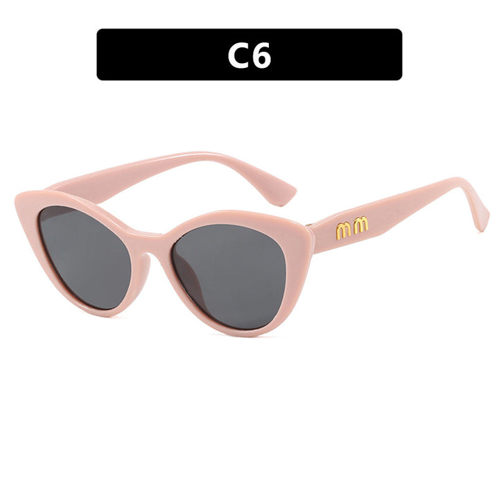 Damer eksentriske Cat-Eye solbriller med beskyttende UV-filter Skanto