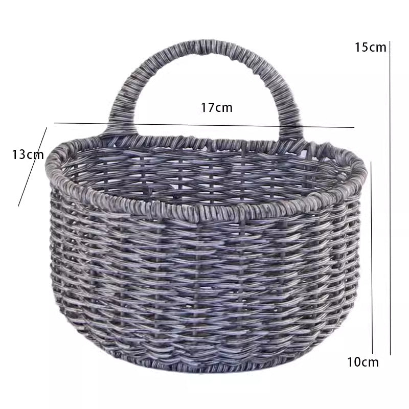 Unisex Praktisk oppbevaringskurv med rundt design Skanto