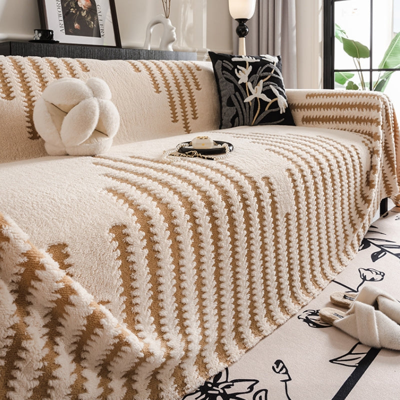 Hjemmekoselig Plush Sofa Cozy Anti-riper Full Dekning Sofa Trekk | Skanto