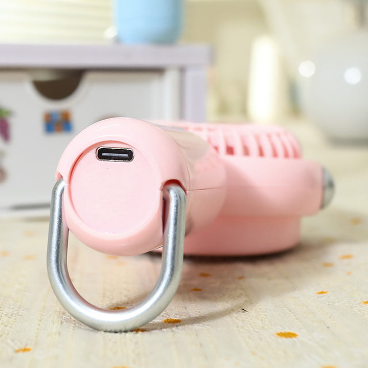 Kvinnes bærbare håndvifte med USB-ladefunksjon og morsom dyredesign Skanto