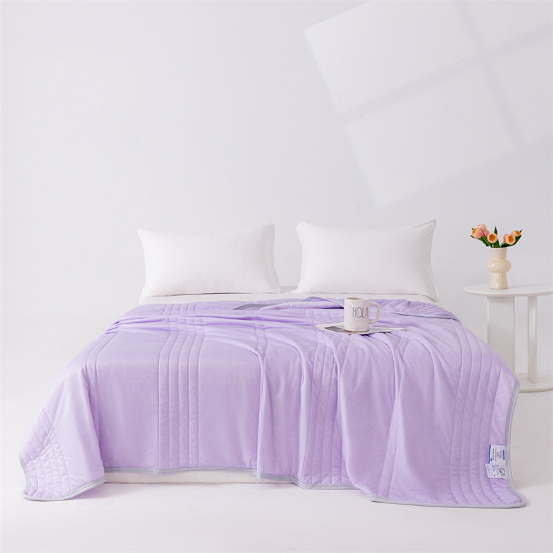 Cooling Ice Silk Summer Blanket – Lightweight, Washable, Soft Quilt for Babies & Adults | Skanto