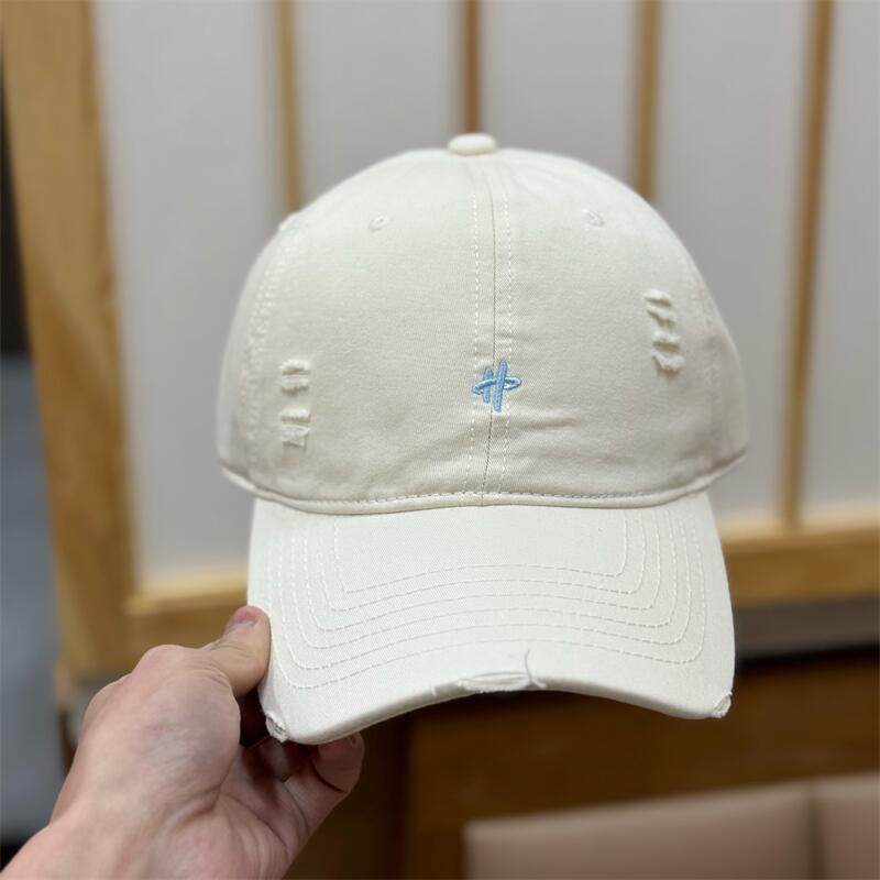 Kvinne Slitt Vintage Baseball Caps Skanto