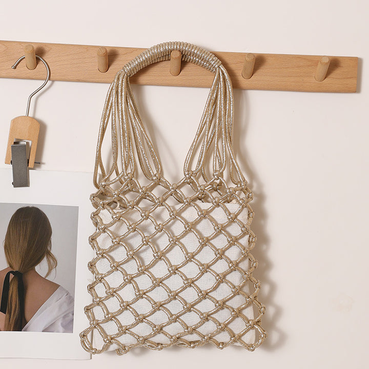 Elegant nettbæreveske med robuste håndtak Skanto