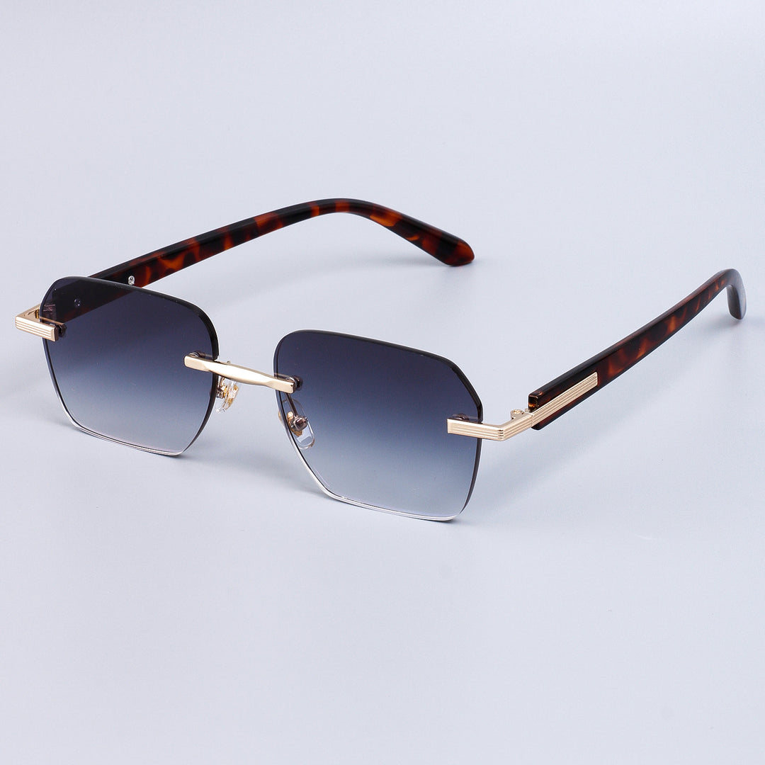 Dame mode solbrille med elegant metallramme og robuste glass Skanto