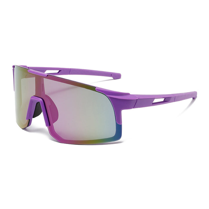 Unisex nan sporty Wraparound solbriller med polariserte glass, høy UV-beskyttelse og sklisikkert nesepad Skanto