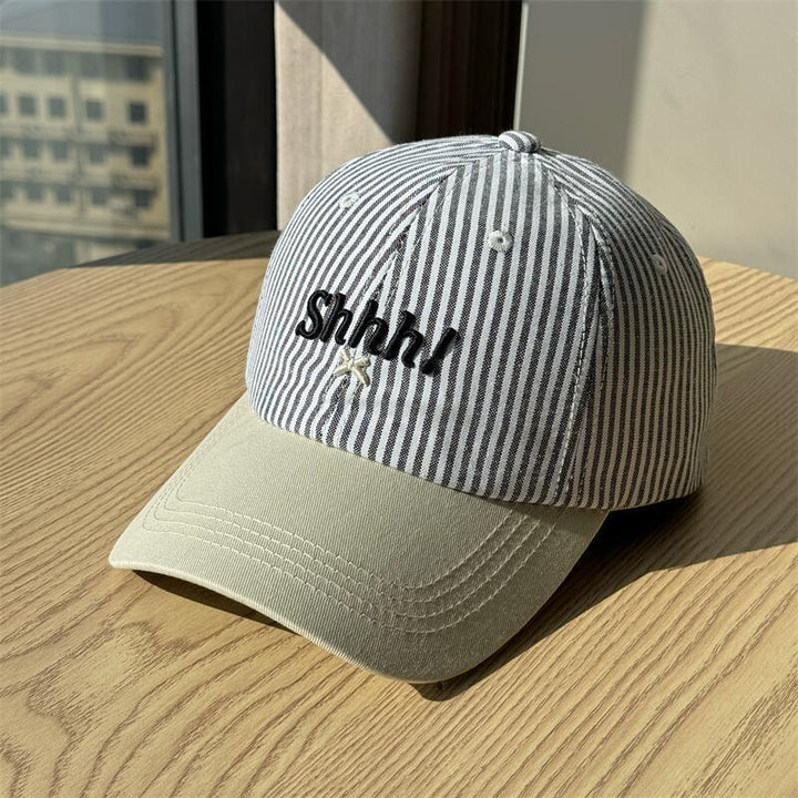 Kvinne Casual Stripet Grafisk Kaps Skanto