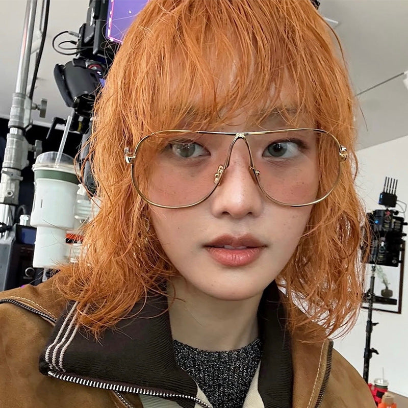 Menns Luksuriøse Oversized Aviator Solbriller Skanto