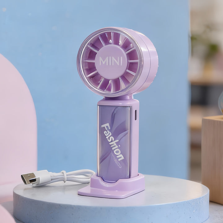 Dame Bærbar USB Håndvifte med ergonomisk grep Skanto