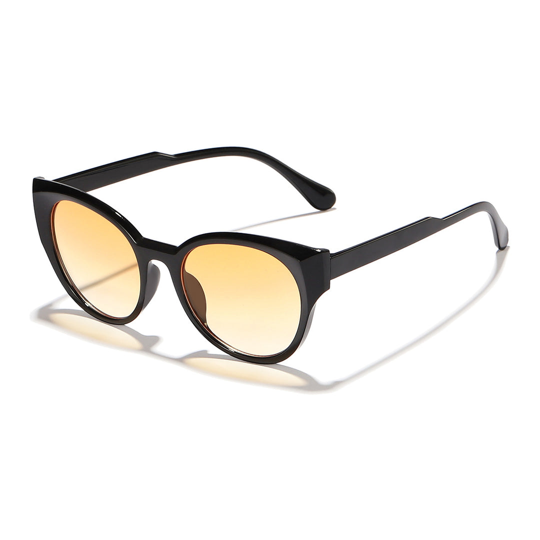 Damer stilige solbriller med elegant transparent ramme Skanto