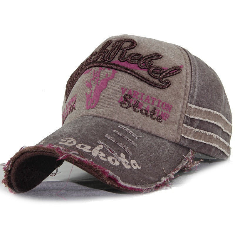 Kvinnes Slitt Grafisk Baseball Caps Skanto 1784083658