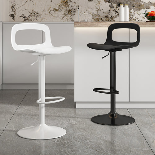 Høydejusterbar Barstol Med Ergonomisk Sitteflate Og Svingbart Design Skanto