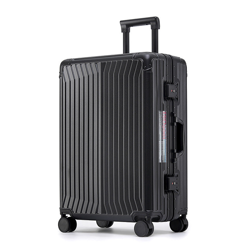 Unisex Rugged Hard-Shell Rolling Suitcase Skanto