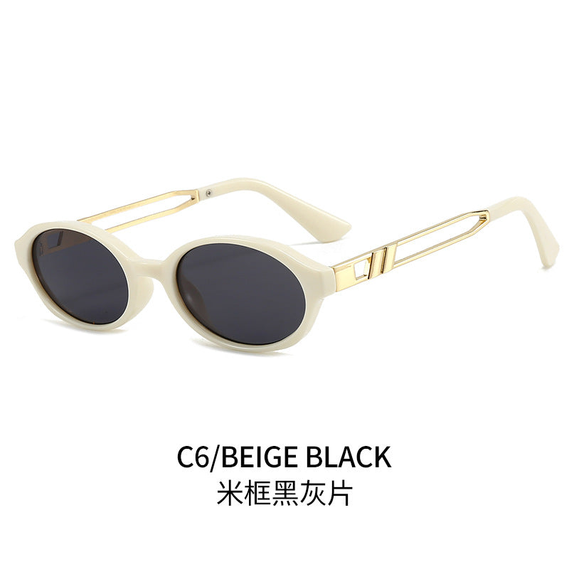 Dame Elegant solbrille i luksuriøst skilpadde-design med gullfargede metallakenter Skanto