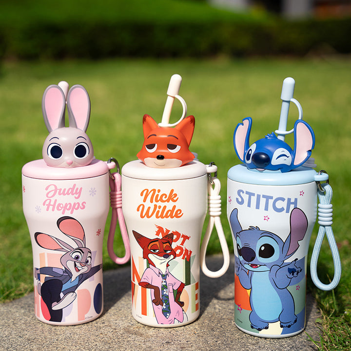 Dame drikkekopp med interaktiv Stitch-lokk Skanto