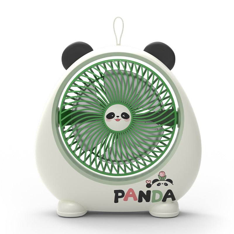 Dame Bærbar Håndvifte med stilfullt Panda-design Skanto