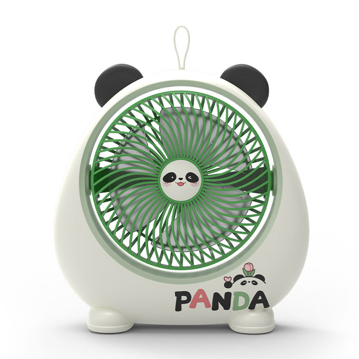 Dame Bærbar Håndvifte med stilfullt Panda-design Skanto