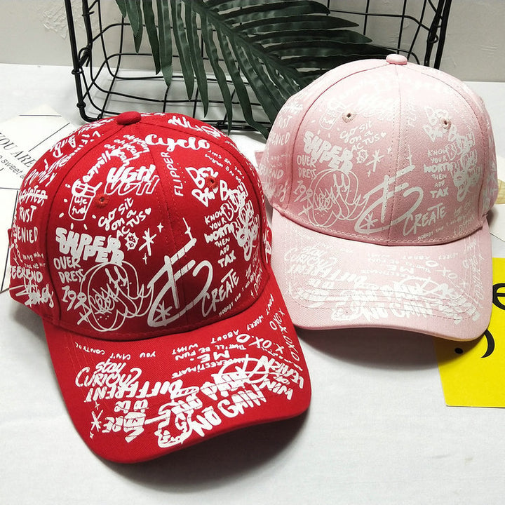 Herre Graphic Print Snapback Cap Skanto