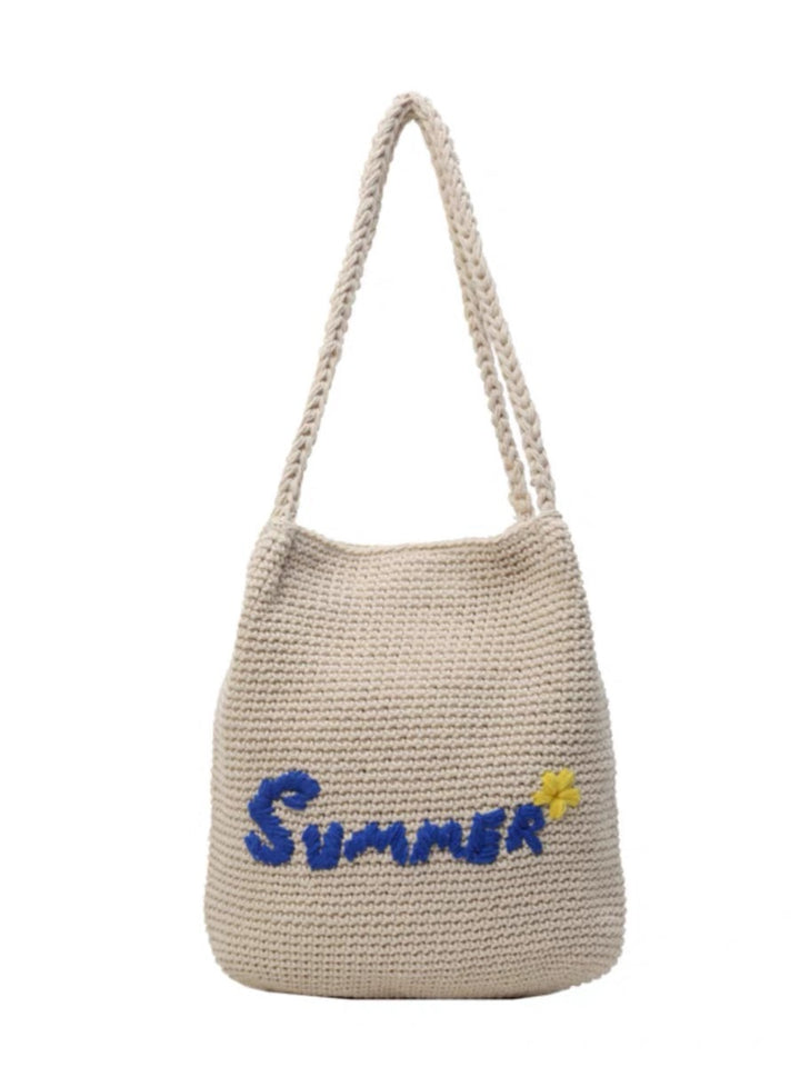 Makramee Posesekk med sommermotiv Skanto