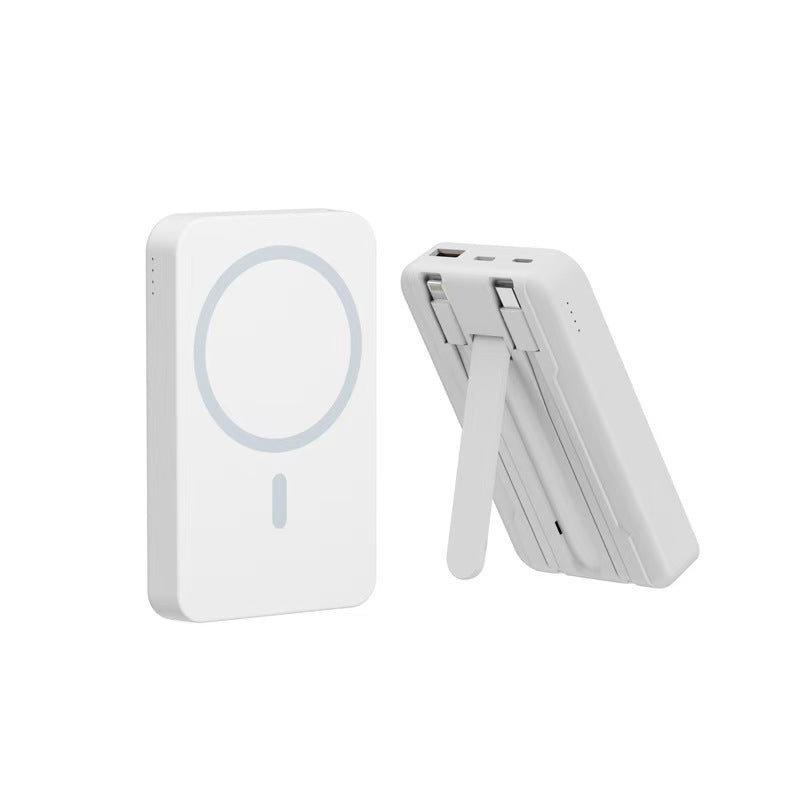 Trådløs powerbank med integrert stativ Skanto