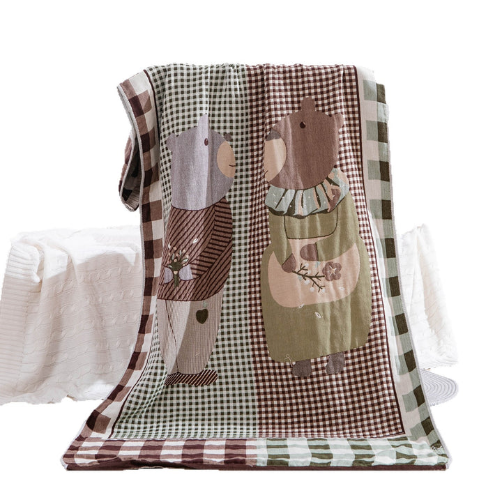 Kvinnenes kasteteppe med fortryllende landskapsmotiv Skanto