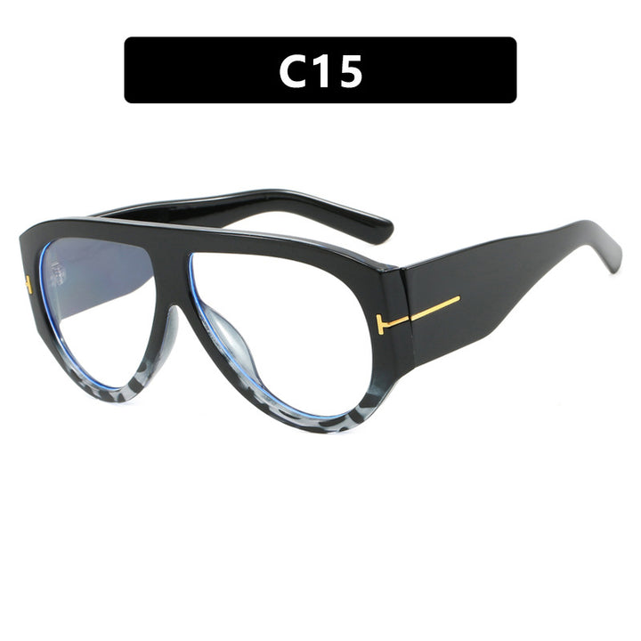 Dame Geometrisk Solbrille med moderne ramme og polariserte glass Skanto