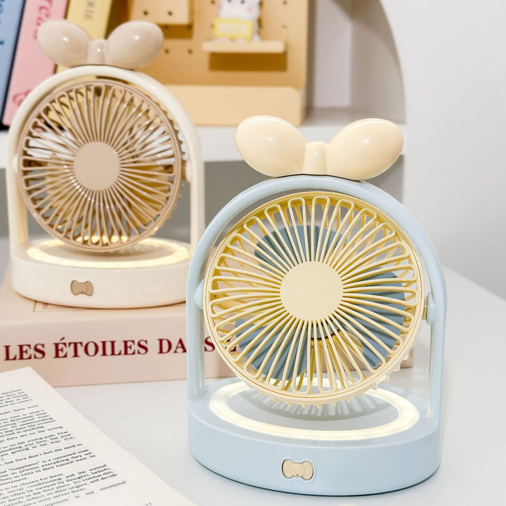 Compact table fan in creative design Skanto