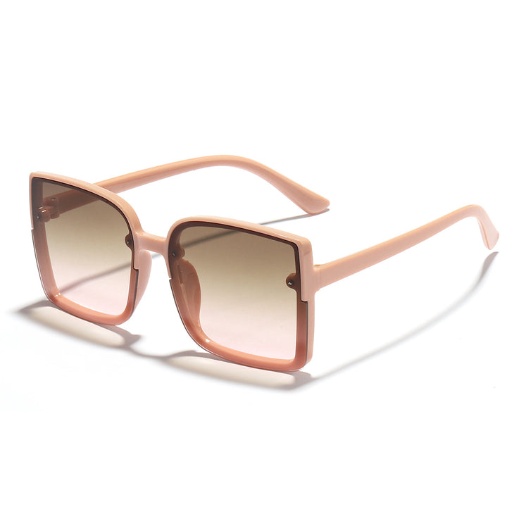 Dame oversized kvadratisk solbrille med moderne gradienteffekt Skanto