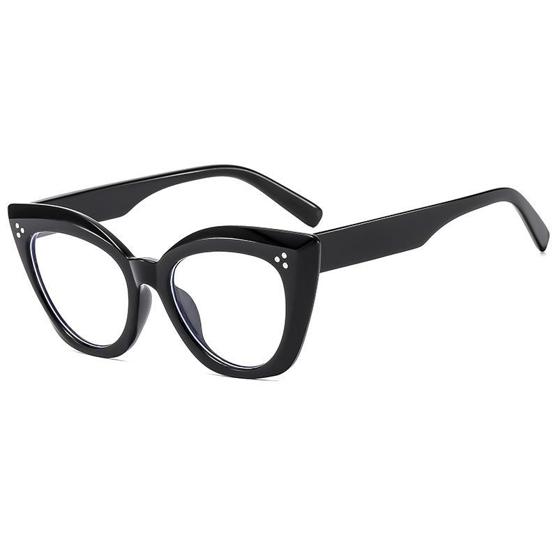 Dame Cat-Eye solbriller med luksuriøse detaljer Skanto