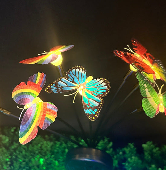 Dekorative LED fiberoptiske blomster stakebuketter Skanto