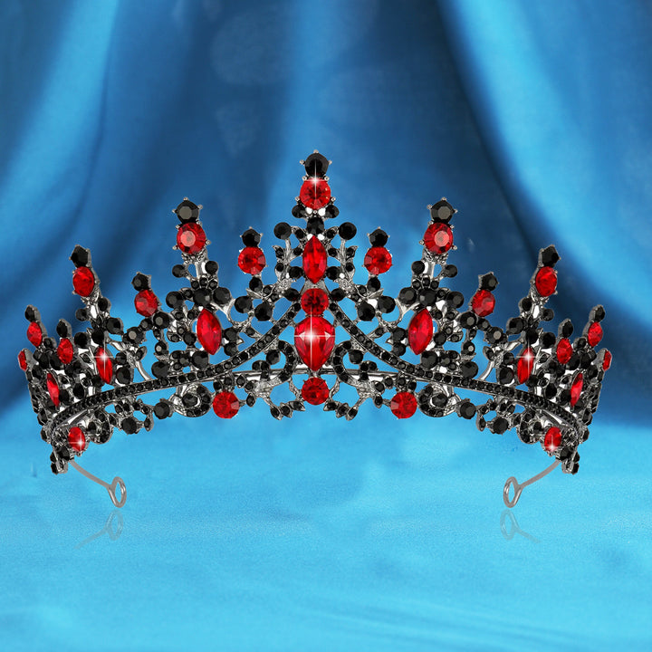 Dame Strass Tiara med glitrende edelstener Skanto