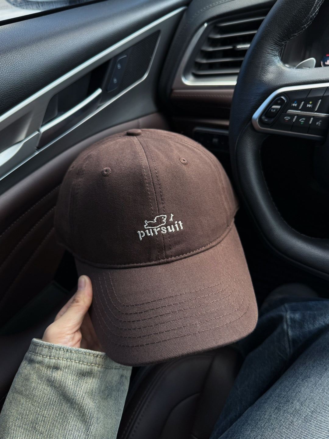 Herreklassisk brodert justerbar baseballcaps Skanto