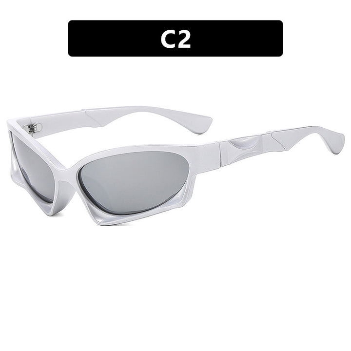 Dame sporty solbrille med moderne, aerodynamisk design Skanto