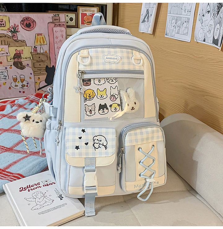 Søt Kawaii-tema Skole Ryggsekk