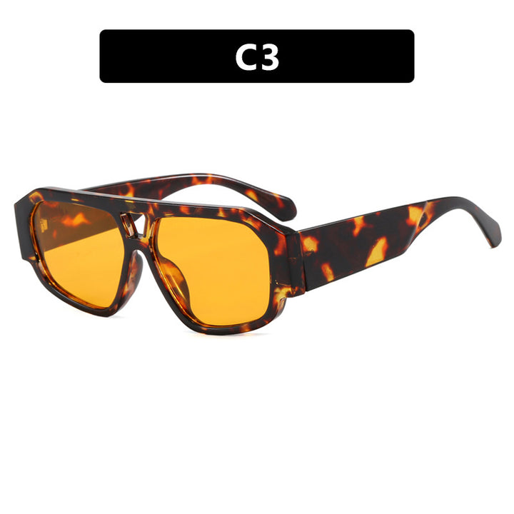 Dame solbrille med iøynefallende oktagon-design og UV-beskyttelse Skanto