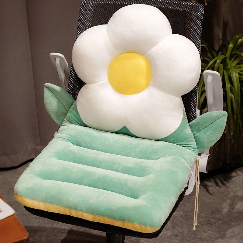 Blomformet sittepude Skanto