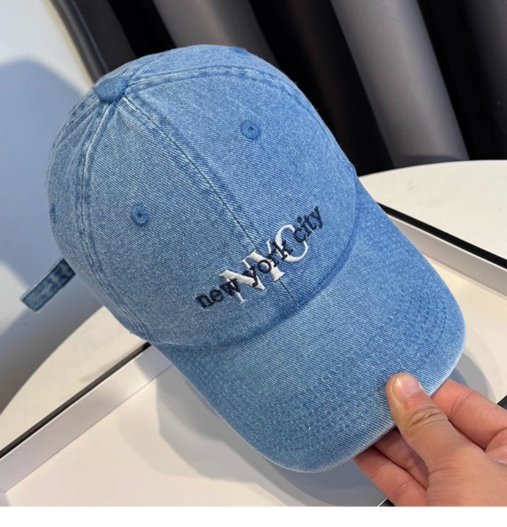 Kvinnenes stilige denim baseball cap Skanto