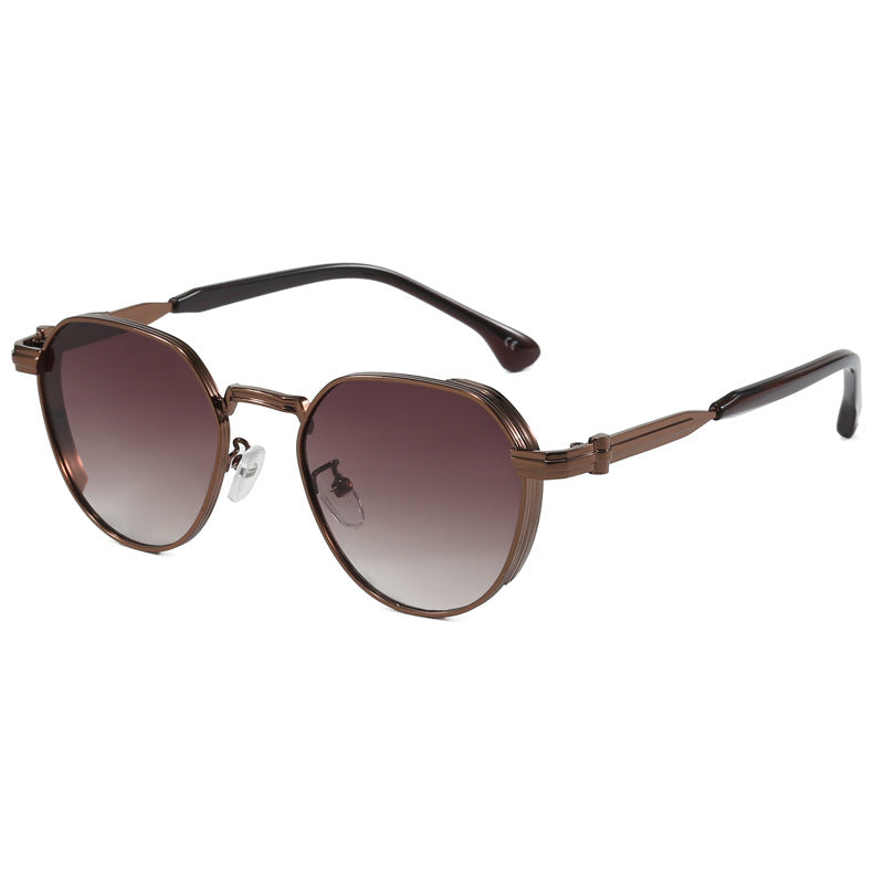 Dame geometrisk solbrille i moderne design Skanto