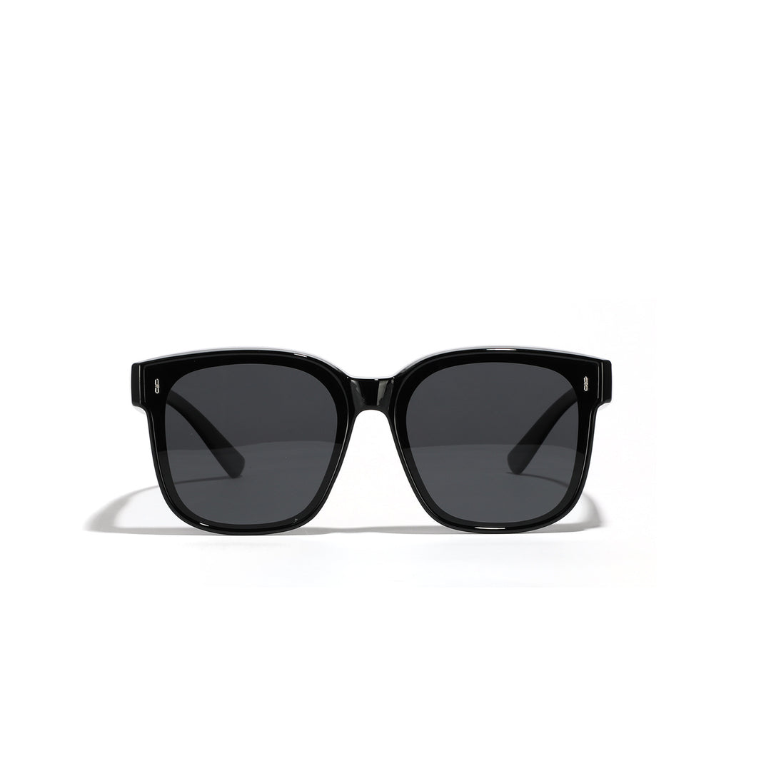 Damer firkantet solbrille med moderne, høyglanset ramme og UV-beskyttelse Skanto