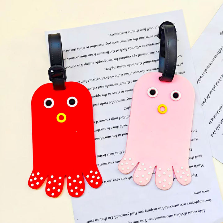 Unisex Charming Octopus Luggage Tag Skanto