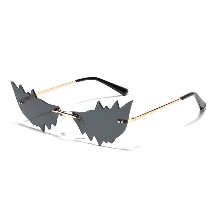 Dame Trendy kattedans solbriller med beskyttende UV-filter og original ramme Skanto