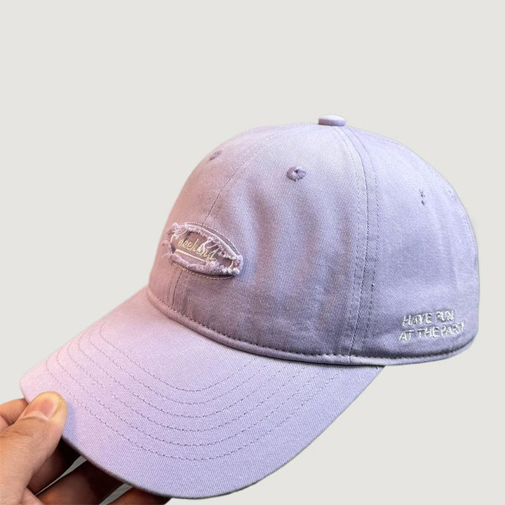 Herre Casual Slittet Brodert Baseball Caps Skanto