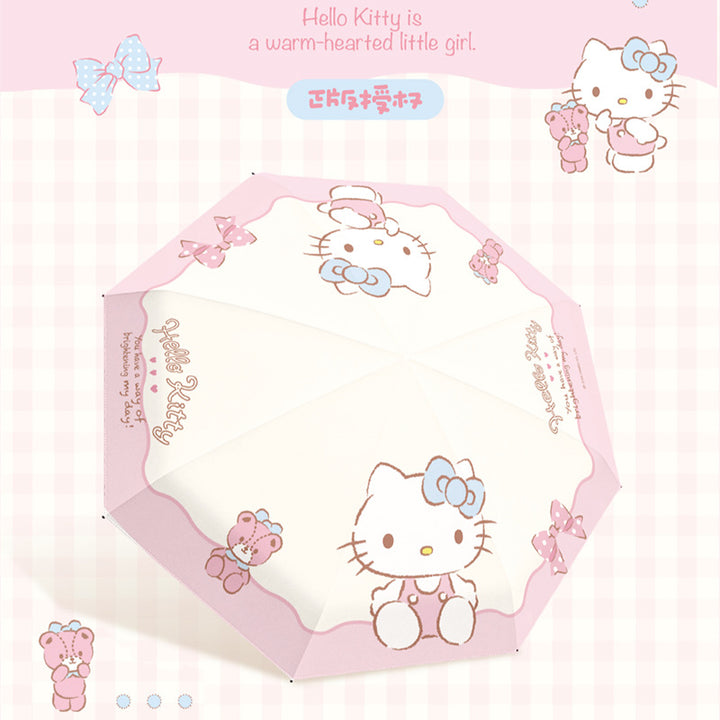 Dame falregnparaply med eksklusiv Hello Kitty-design og praktisk bæremekanisme Skanto