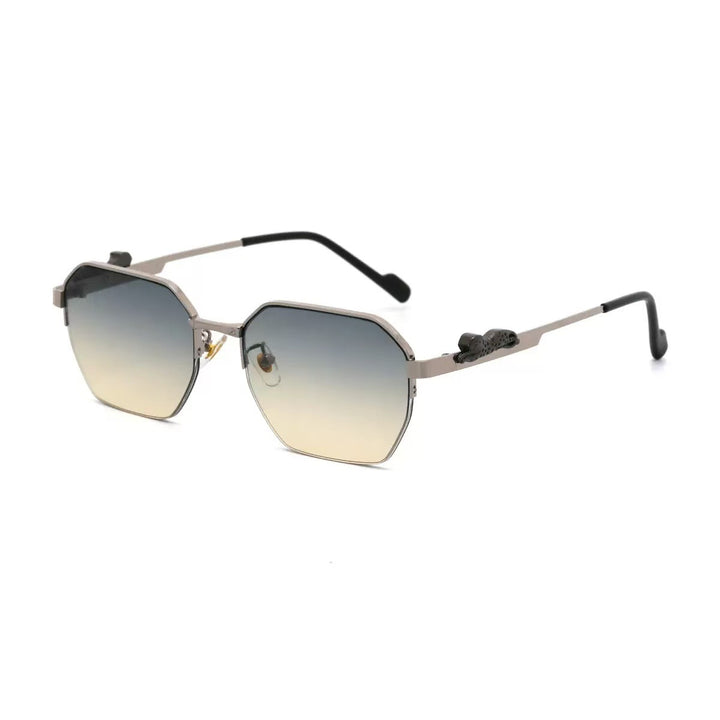 Dame elegant solbrille i moderne oktagon-design Skanto