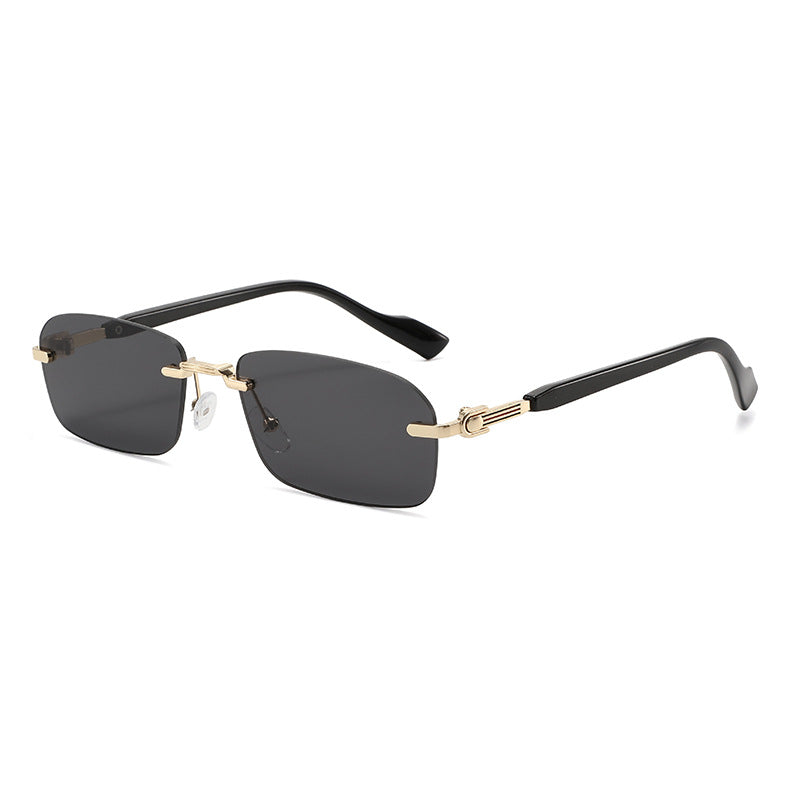 Men's Sleek Geometric Frame Sunglasses Skanto