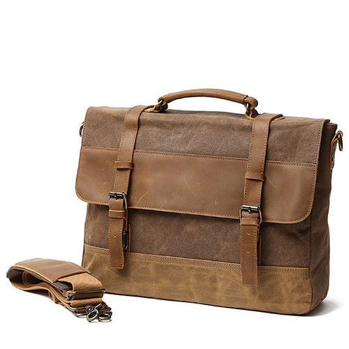 Robust Aktveske med vintage-design Skanto