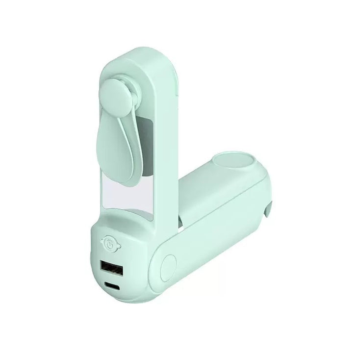Kvinne Bærbar USB Vifte med Fleksibel Montering Skanto