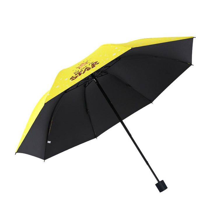 Kvinne Falt Umbrella med Dyremønster Skanto