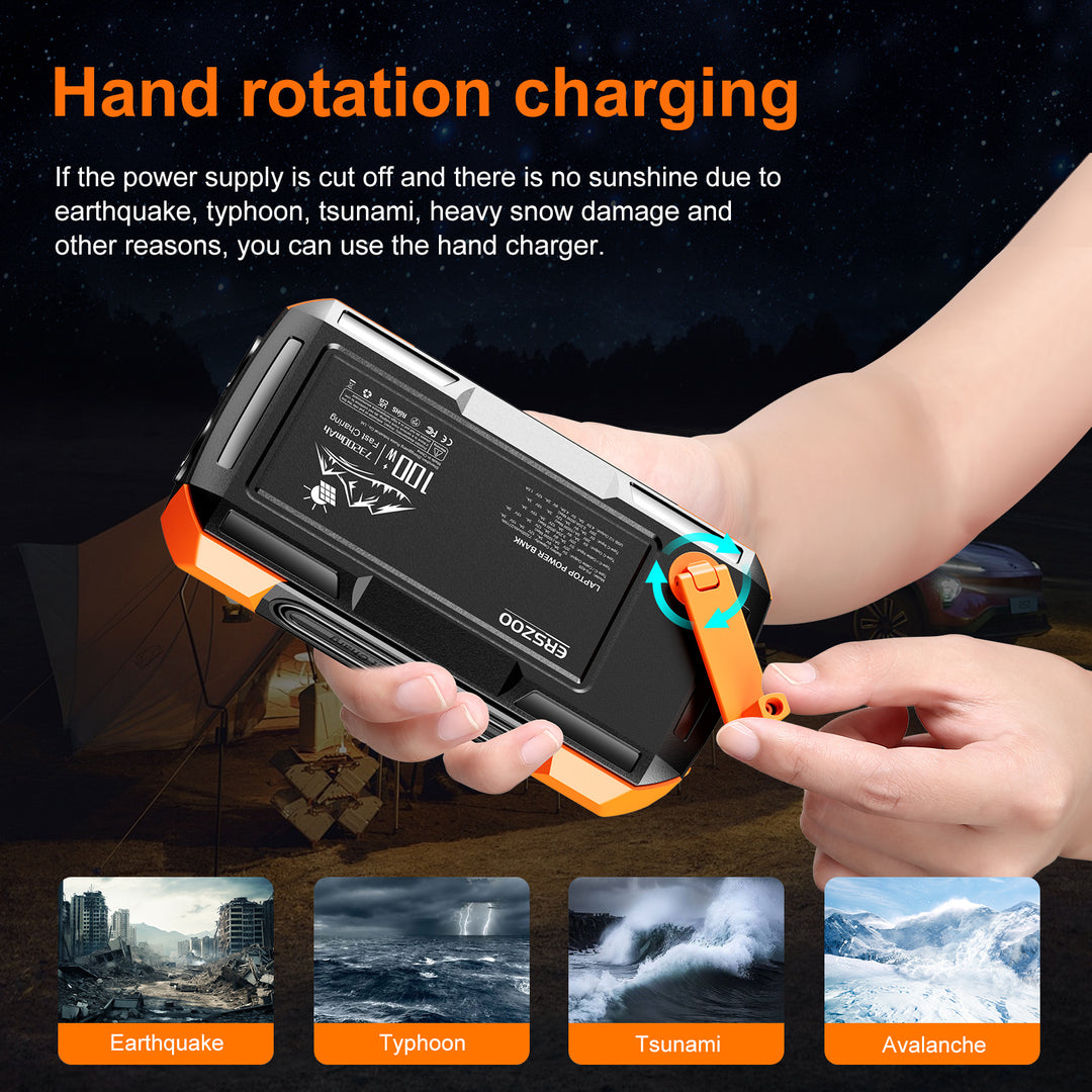 Bærbar solcelle Powerbank Skanto